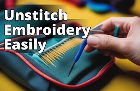 How to Remove Embroidery from Backpack: A Journey Through Threads and Time